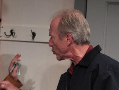 Will Lyman in "Windowmen." (Boston Playwrights' Theatre)