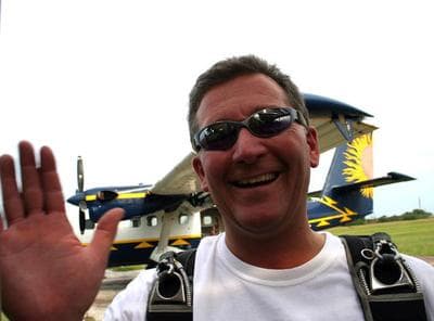 Hartsock at the airfield. (Courtesy) 