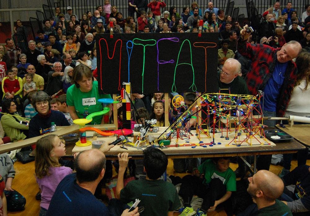 Friday After Thanksgiving Chain Reaction at Massachusetts Institute of Technology. (Greg Cook)
