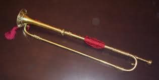 Notice there are no valves on this Baroque-style trumpet. (Boston Baroque)