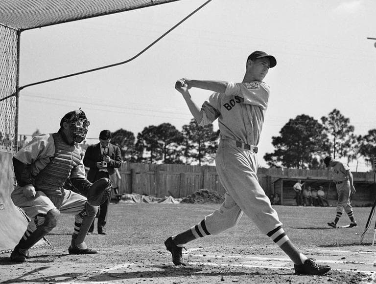 Ted Williams at spring training in 1939. (AP)
