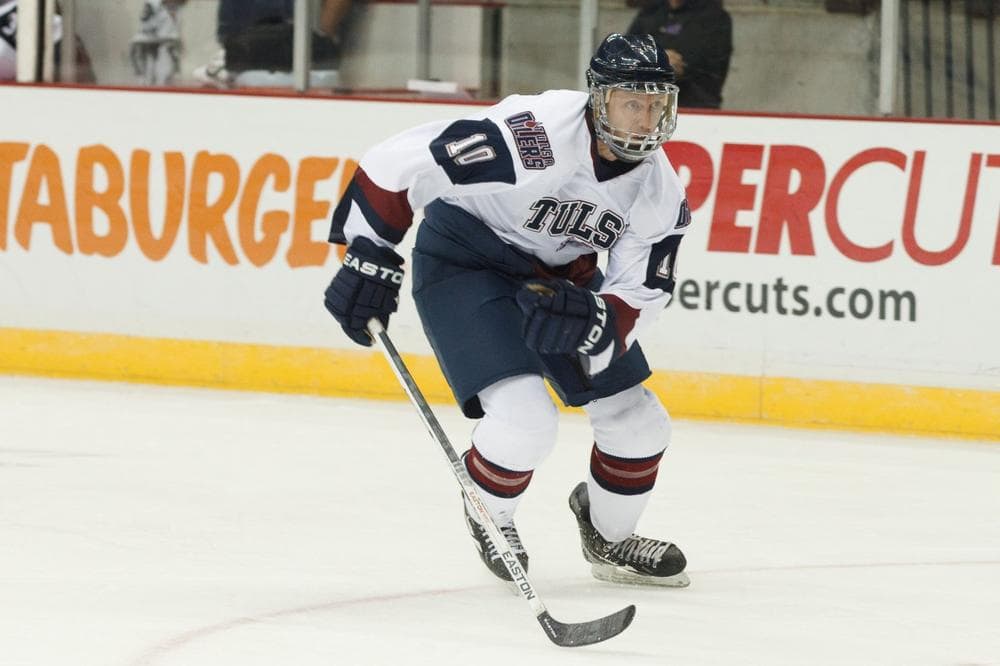 David-Alexandre Beauregard played his final season with the Tulsa Oilers of the Central Hockey League. (Kevin Pyle - www.photopyle.com)