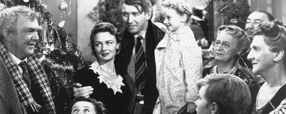 A photo from the final scene of &quot;It's A Wonderful Life.&quot; (AP)
