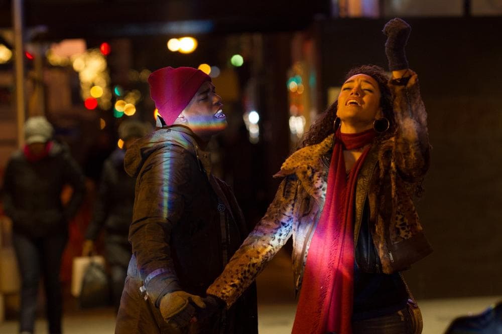 Luke James and Grace Gibson in the film "Black Nativity." (Courtesy Fox Searchlight)