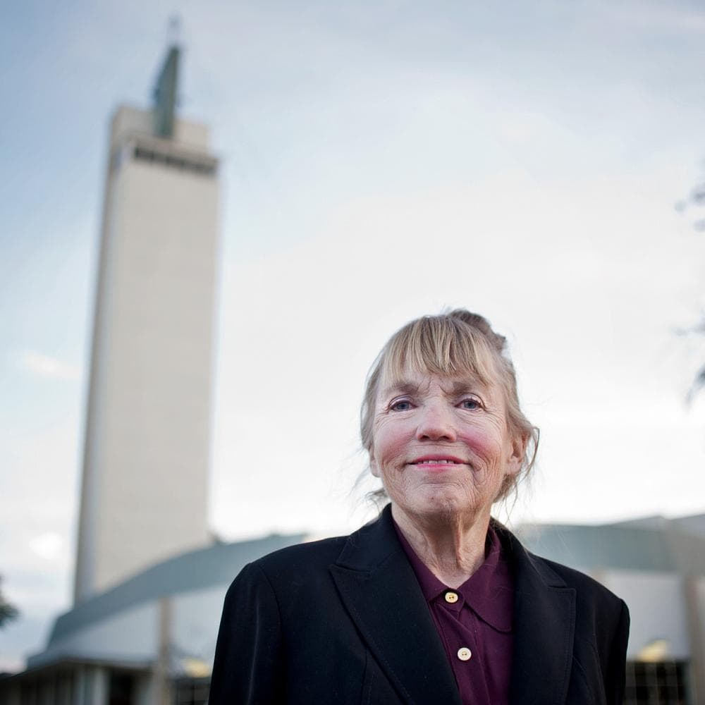 Merry Lepper, 70, no longer runs due to a bad knee. (Maya Sugarman/KPCC)