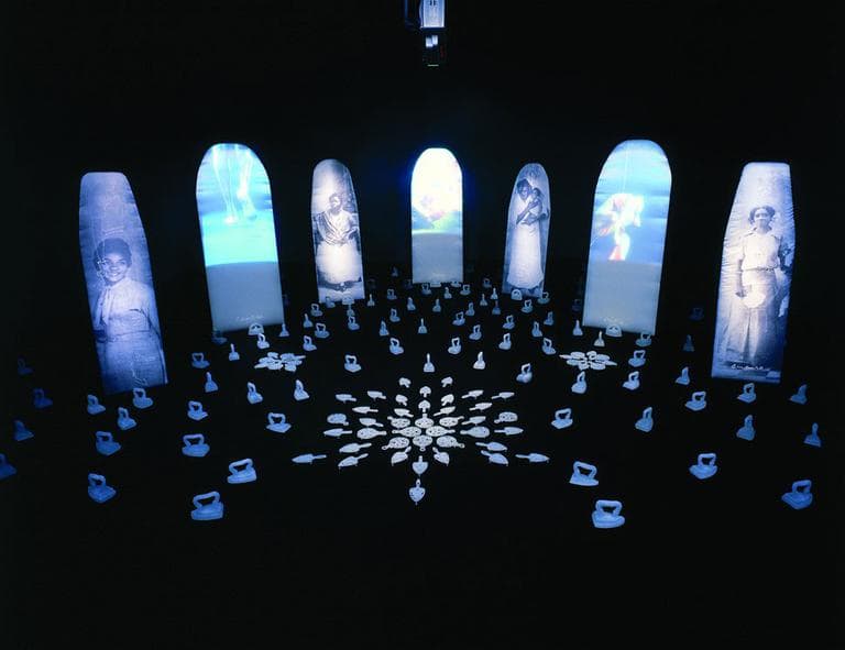 Maria Magdalena Campos-Pons's 1998 installation "Spoken Softly with Mama." (Courtesy)