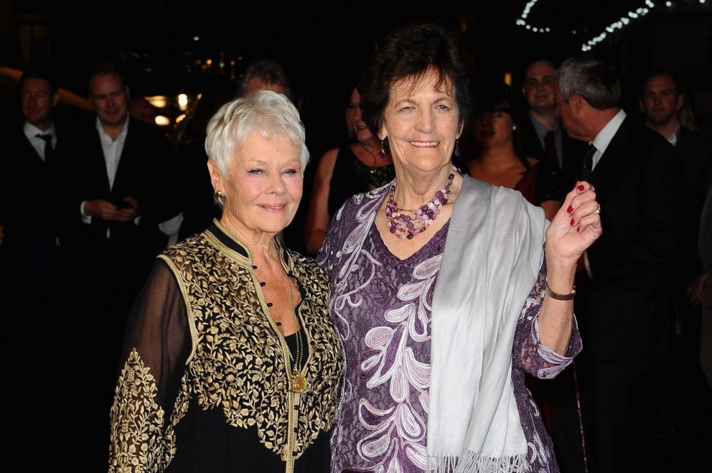 Actress Dame Judi Dench and Philomena Lee attend the 'Philomena' American Express Gala screening during the 57th BFI London Film Festival at Odeon Leicester Square on October 16, 2013 in London, England. (Zak Hussein/Getty Images for BFI)