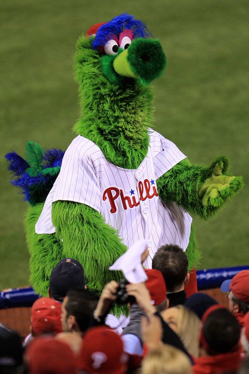 The Phanatic has caught on in Philadelphia. Can Clark do the same in Chicago? (Chris McGrath/Getty Images)