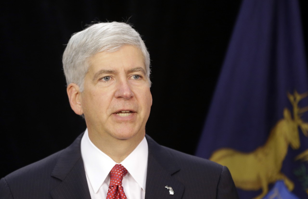 Michigan Gov. Rick Snyder is pictured July 19, 2013. (Carlos Osorio/AP)