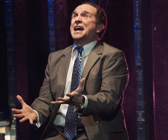 Jeremiah Kissel as Bernard Madoff in "Imagining Madoff" at the New Repertory Theatre. (Andrew Brilliant/Brilliant Pictures)