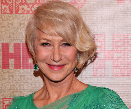 Helen Mirren arrives at the HBO Golden Globes after party at the Beverly Hilton Hotel on Sunday, Jan. 12, 2014, in Beverly Hills, Calif. (Photo by Richard Shotwell/Invision/AP)