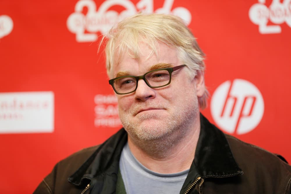 Philip Seymour Hoffman poses at the premiere of the film "A Most Wanted Man" during the 2014 Sundance Film Festival, Jan. 19 in Park City, Utah. (Danny Moloshok/Invision/AP)