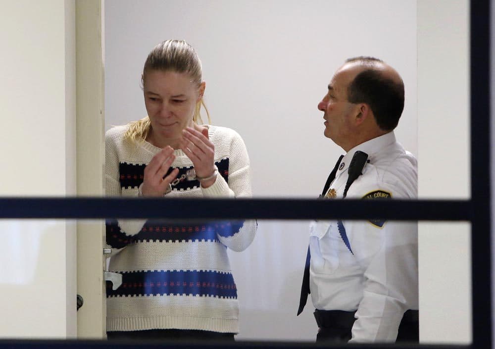 Aisling McCarthy Brady at an April 2013 court hearing. (Bizuayehu Tesfaye/AP/Pool)