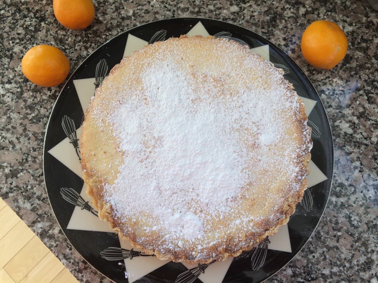 Kathy's "Meyer Lemon Tart." (Kathy Gunst/Here & Now)