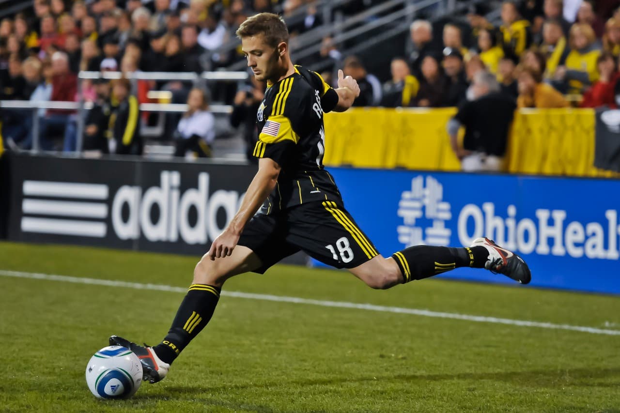 Rogers was the first active openly gay player in the MLS. (Jamie Sabau/Getty Images)