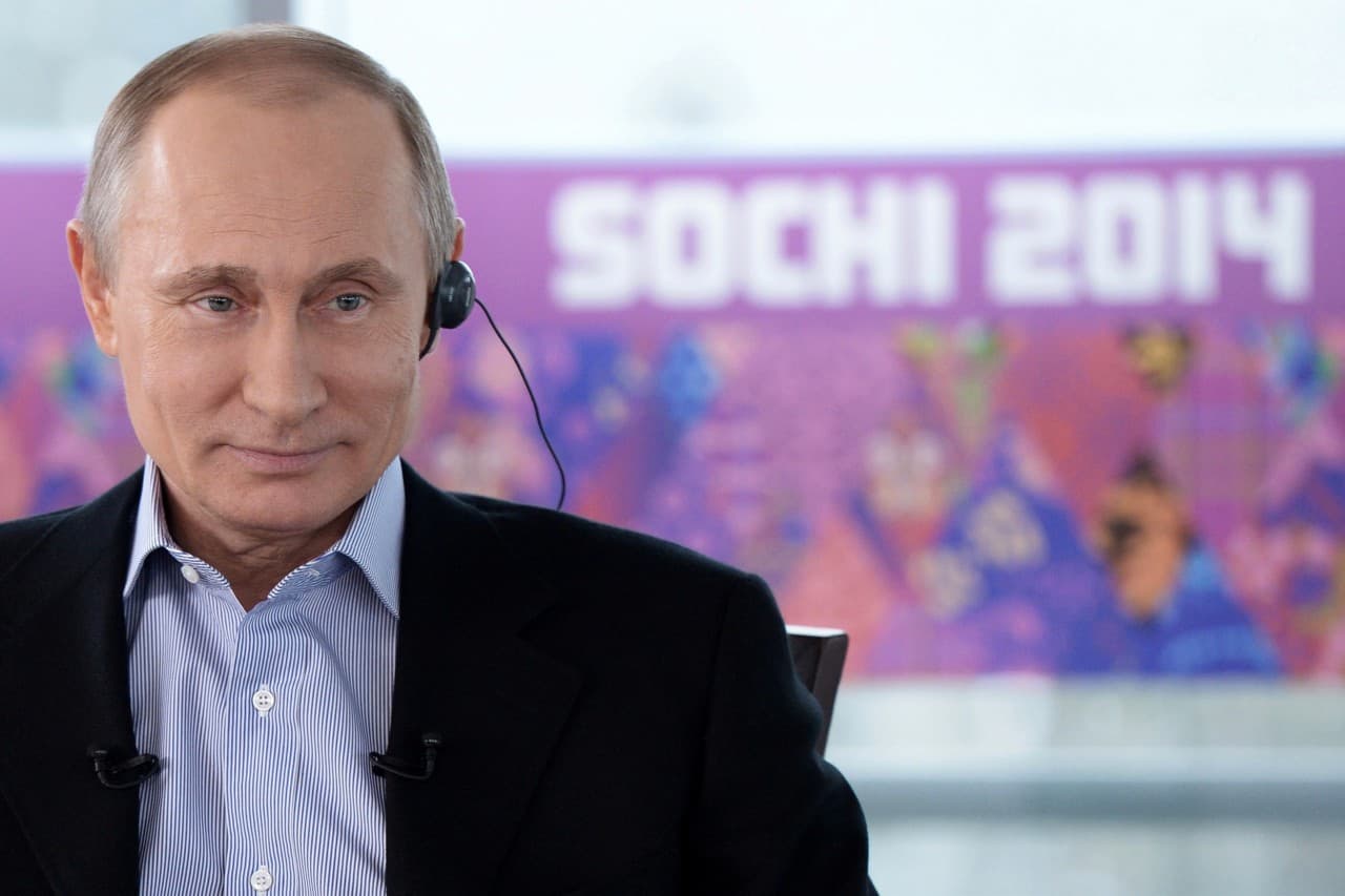 For President Vladimir Putin, pictured here on  Friday, Jan. 17, 2014, the Winter Olympics he brought to Sochi have always been about far more than sports. (Alexei Nikolsky/AP)