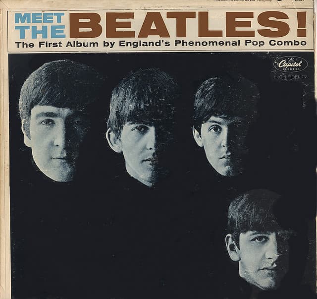"Meet the Beatles," the Beatles' first Capitol album. (Fred Seibert/Flickr)