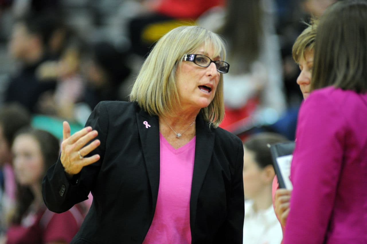 Kathy Delaney-Smith has a chance to earn her 515th career win when Harvard hosts Yale Friday night. (Gil Talbot/Harvard Athletics)