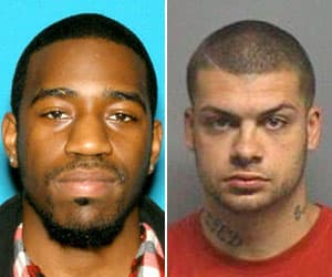 Domingo Mendes (left) and Taylor Poulin (right) have been issued arrest warrants. (Courtesy of the Middlesex DA)