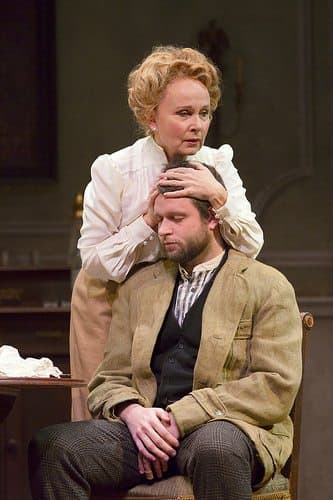 Kate Burton and Morgan Ritchie in "The Seagull." (T. Charles Erickson)