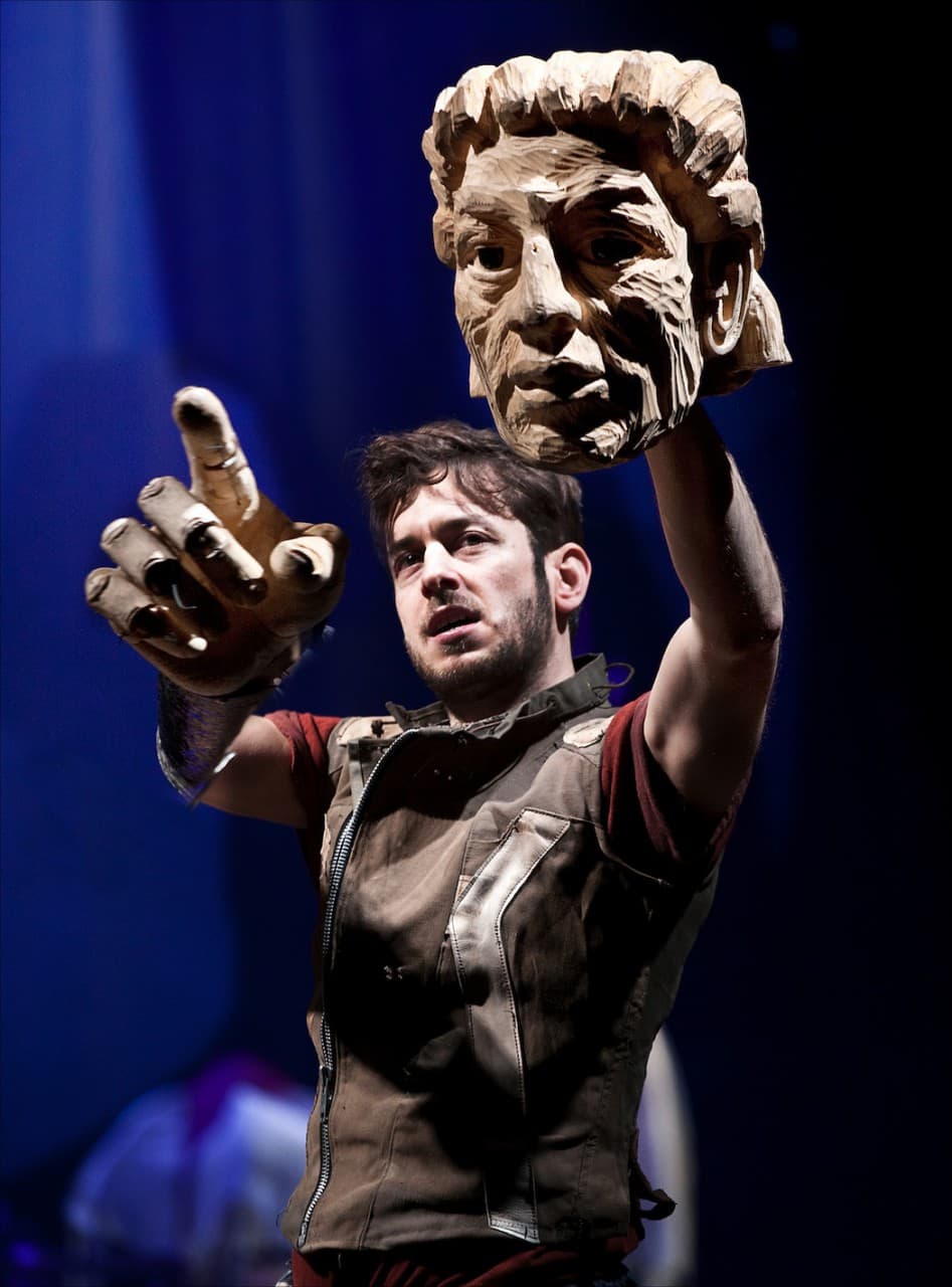 David Ricardo-Pearce as Theseus in "A Midsummer Night's Dream" at the Cutler Majestic Theatre. (Simon Annand)