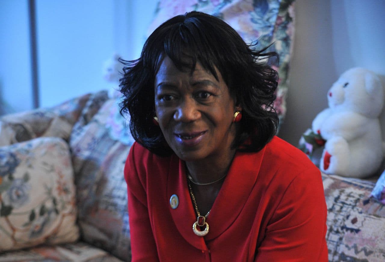 President Obama's aunt, Zeituni Onyango, in her home in Boston. (Josh Reynolds/AP)