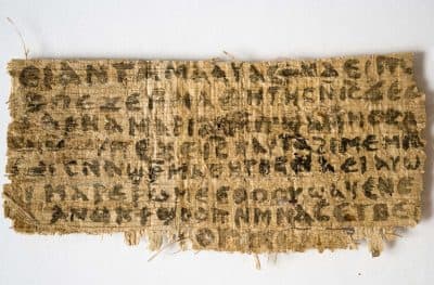 Professor Says Papyrus Fragment Raises Important Questions About Early Christianity