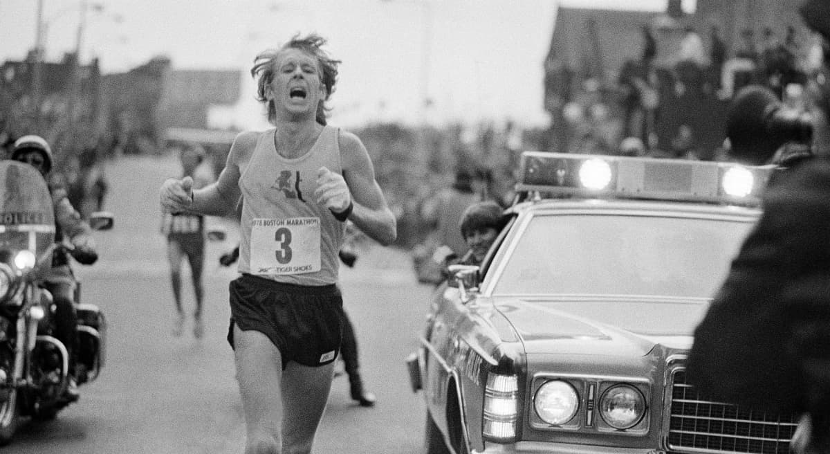 Rodgers on his winning run in 1978. (AP)