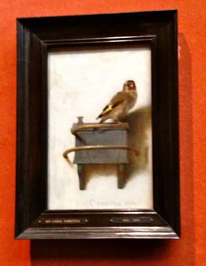 Fabritius' "The Goldfinch" at the Frick. (Sarah Ackerman/Flickr)