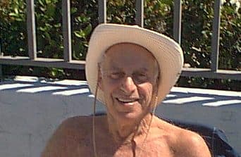 The author&#039;s father, Simon Wittes, pictured in Sarasota, Florida, 2002. (Courtesy) 
