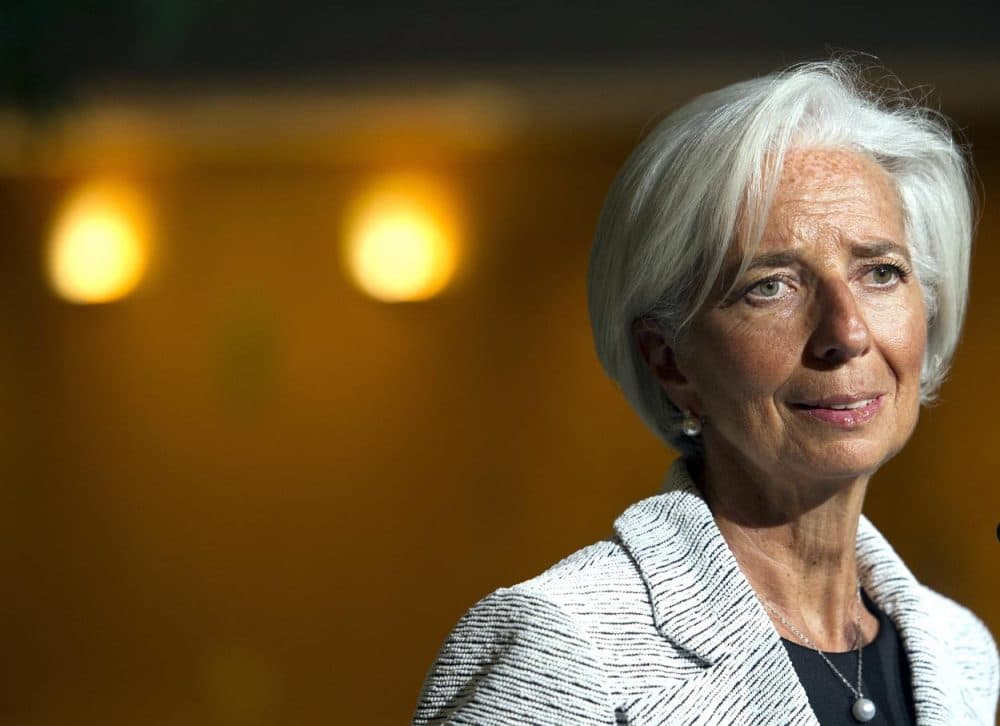 Christine LaGarde, the managing director of the International Monetary Fund. (Cliff Owen/AP)
