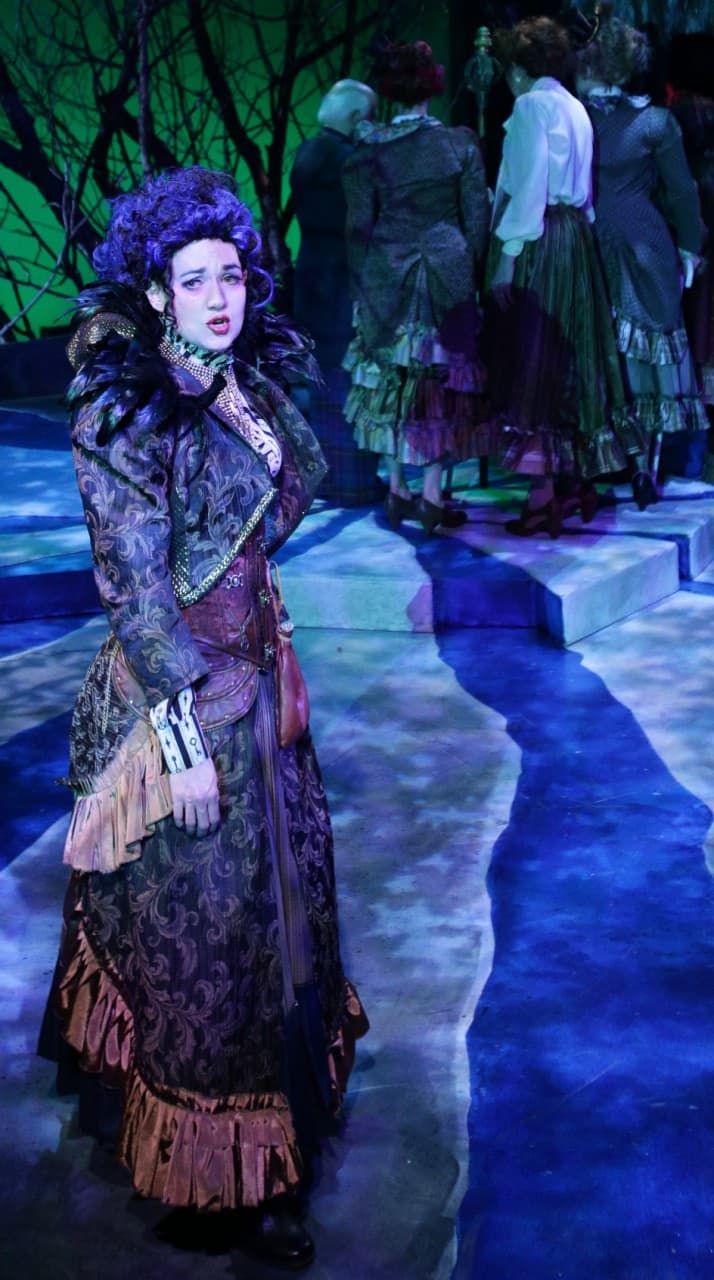 Aimee Doherty as the transformed Witch in "Into the Woods." (Mark S. Howard)