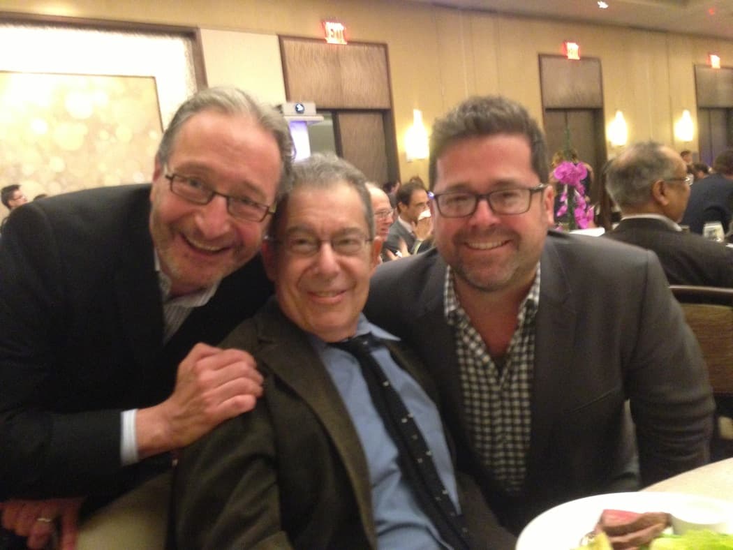 Michael Maso, Nicholas Martin and Peter DuBois at last year&#039;s Tony Awards lunch. (Courtesy)