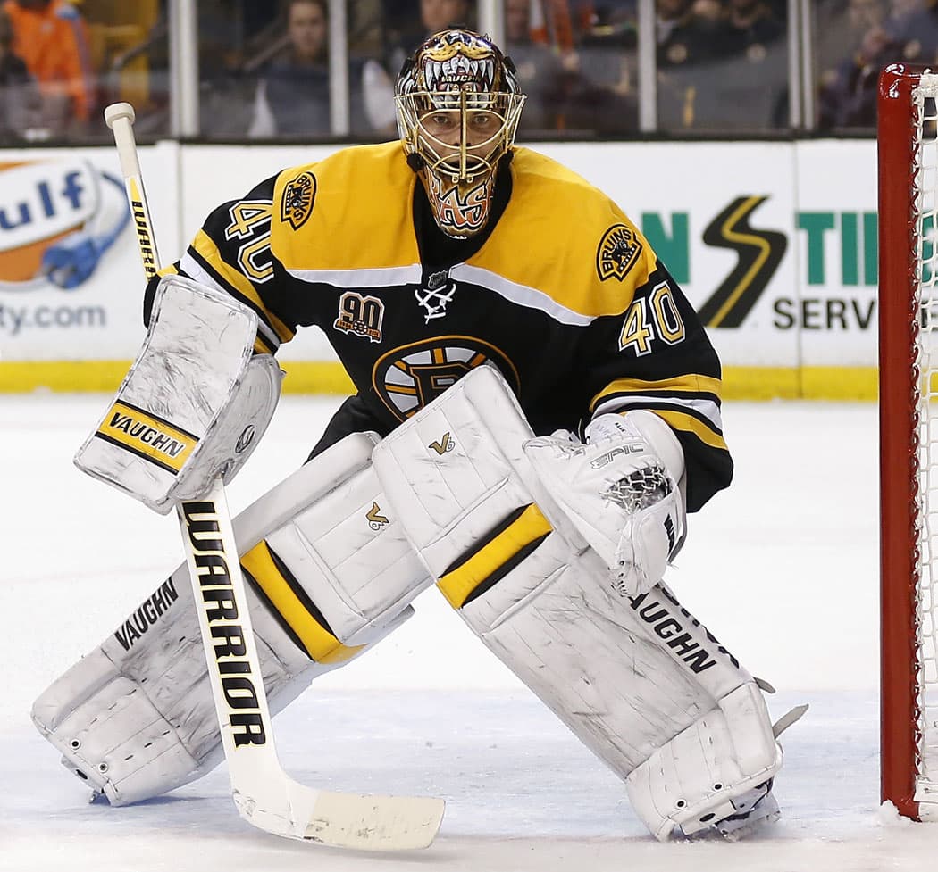 Tuukka Rask - Boston Bruins - NHL Player Media Tour - Worn and