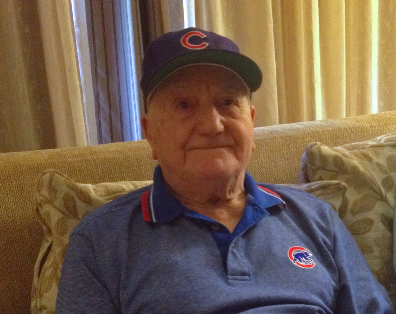 Lennie Merullo, the oldest living Cubs player. 