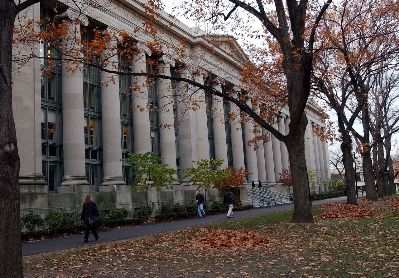 Harvard and its law school are among the six Massachusetts schools undergoing a federal sexual assault probe. Amherst College, Boston University, Emerson College and UMass Amherst made the list of 55 colleges and universities currently under scrutiny. (Chitose Suzuki/AP/File)