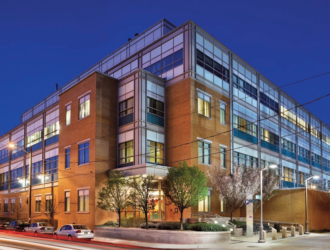 Idenix works out of the 4th floor of a Kendall Square building, where Merck has offices, too. (Photo BioMed Realty)