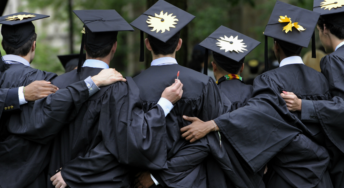 When it comes to success and fulfillment after college, it's not the school that counts, but the student's experience there. (Jessica Hill, File/AP)