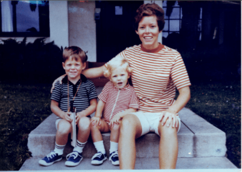 Sarah Baker, around age 3, before her mother was diagnosed with a brain tumor. 