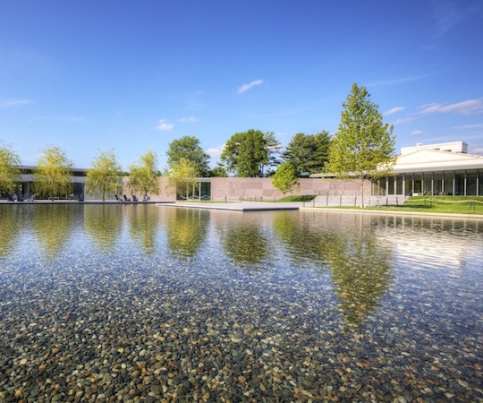 The Clark Art Institute&#039;s new entrance. (Tucker Bair)