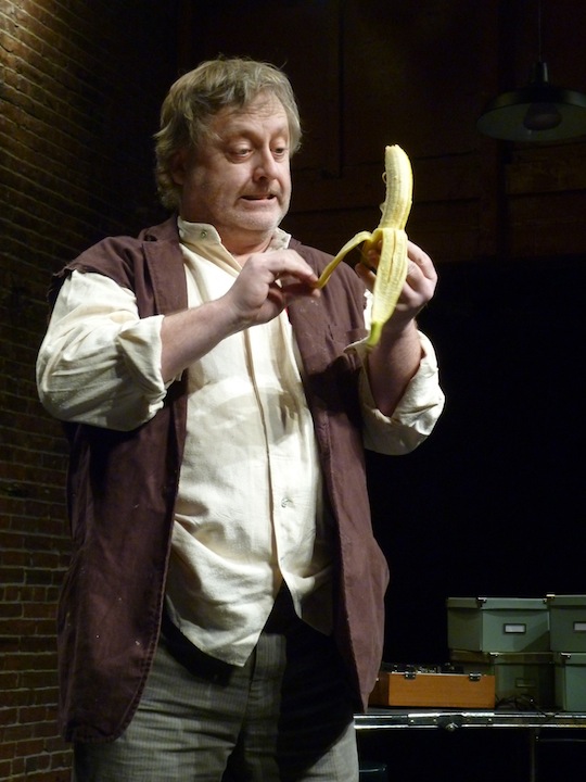 Steven Barkhimer in "Krapp's Last Tape" at the Factory Theatre. (Marc S. Miller)