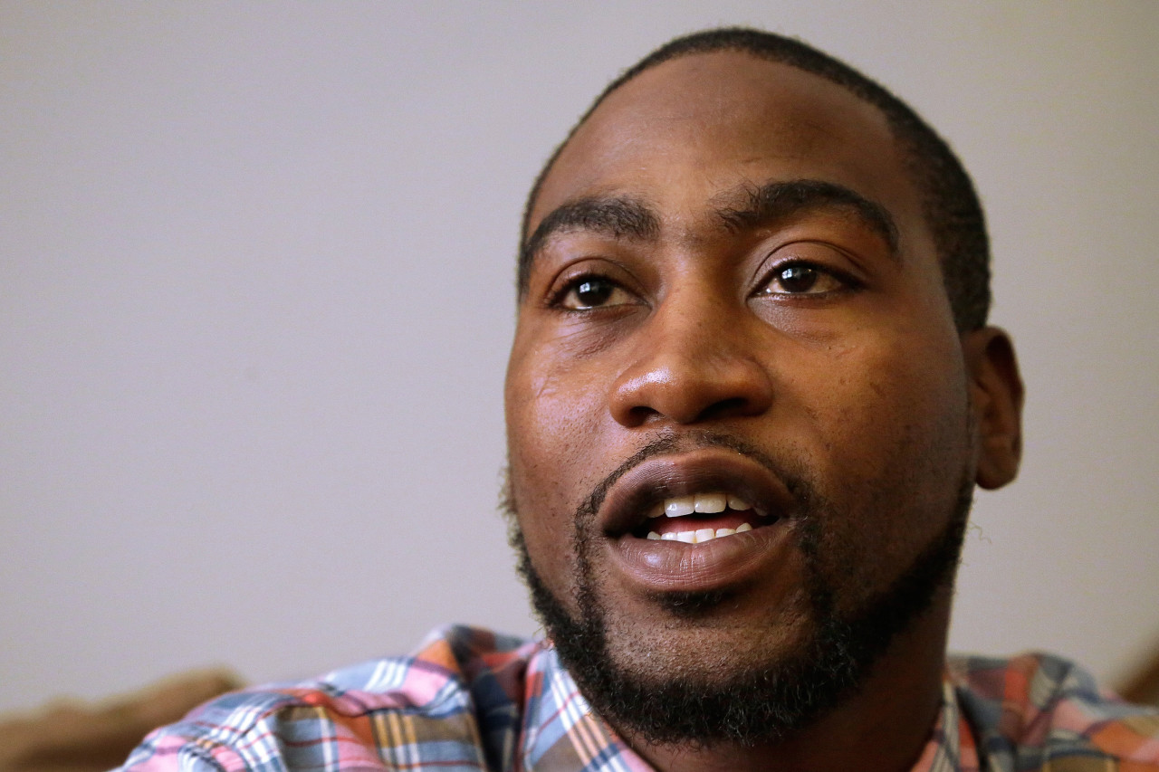 Adrian Arrington, a former safety at Eastern Illinois University, was the lead plaintiff in the class-action lawsuit against the NCAA. The case has been settled with $70 million being pledged to diagnose concussions. (Seth Perlman/AP Photo)