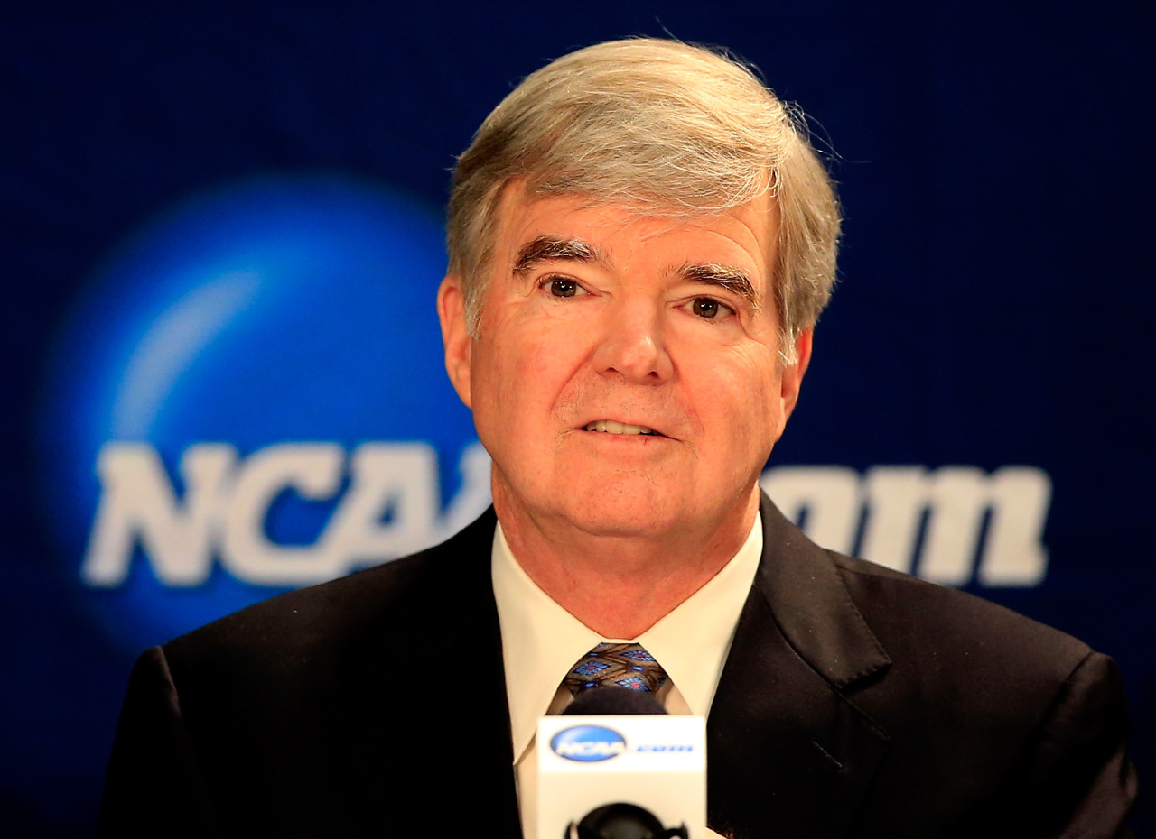 NCAA President Mark Emmert and other board members have agreed to give more autonomy to the 'Big Five' conferences, a change that could make many schools less competitive. (Jamie Squire/Getty Images)