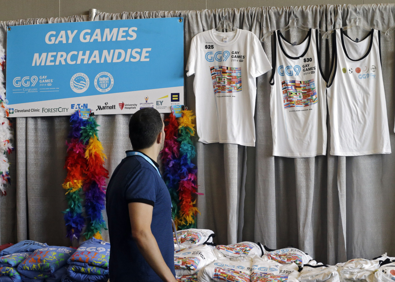 This year's Gay Games are being held in Cleveland. (Mark Duncan/AP)