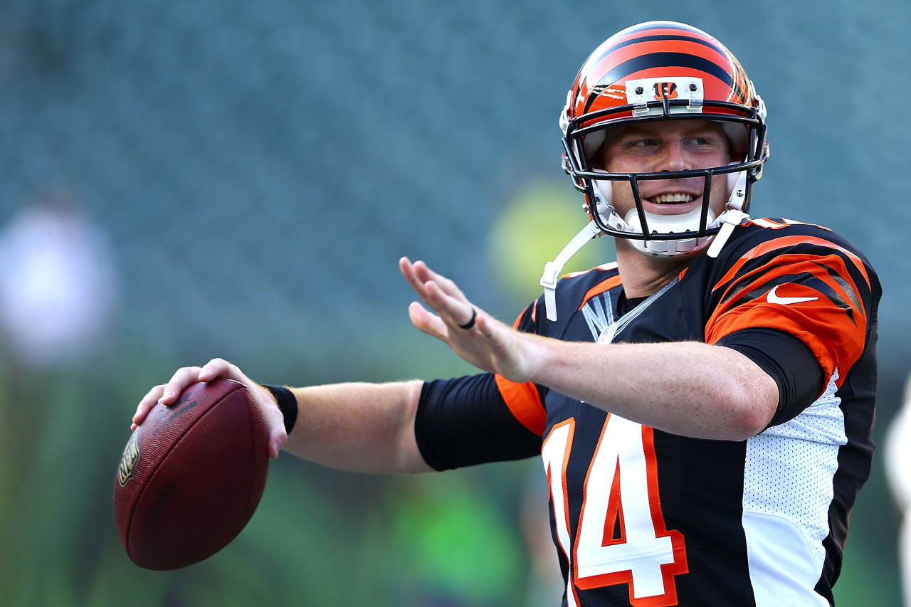 How far can the Bengals go with Andy Dalton at quarterback? Gregg Doyel says all the way. (Andy Lyons/Getty Images)