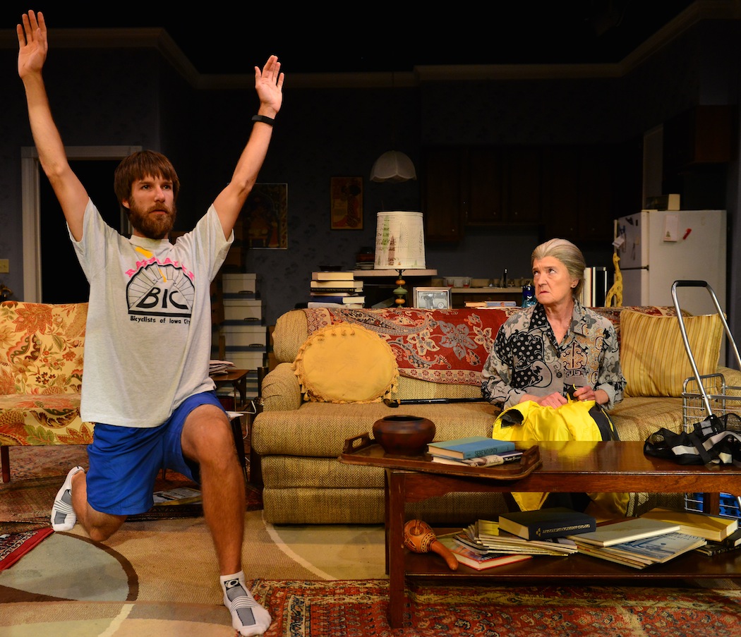 Tom Rash and Nancy J. Carroll in "4000 Miles" at Gloucester Stage Company. (Gary Ng)