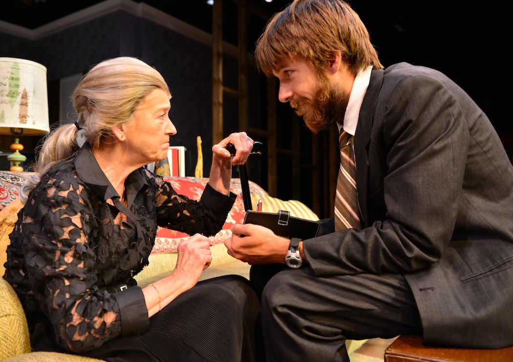 Nancy J. Carroll and Tom Rash in "4000 Miles" at Gloucester Stage Company. (Gary Ng)
