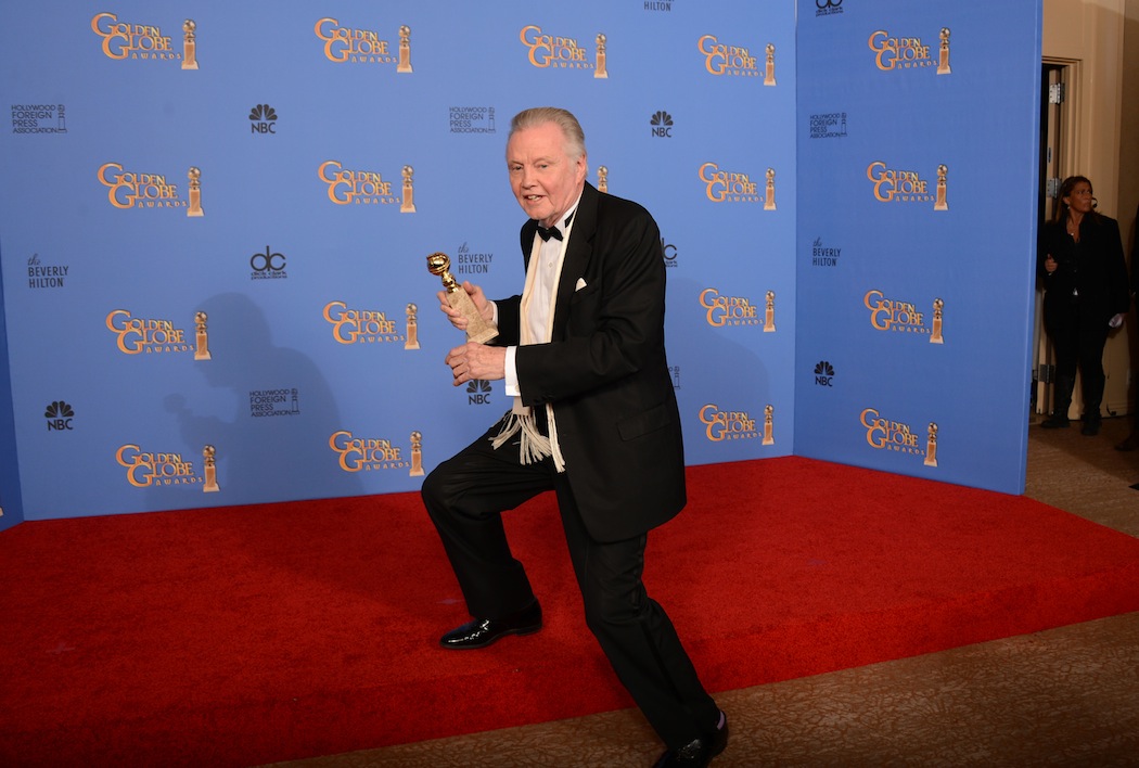 Jon Voight after winning this year&#039;s Golden Globe Award. (Jordan Strauss/Invision/AP)