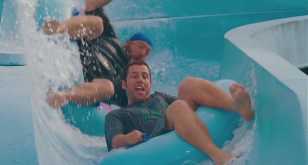 Massachusetts-native Adam Sandler’s Happy Madison production company often shoots in the state. "Grown Ups" included scenes shot at Water Wizz in Wareham. (YouTube)