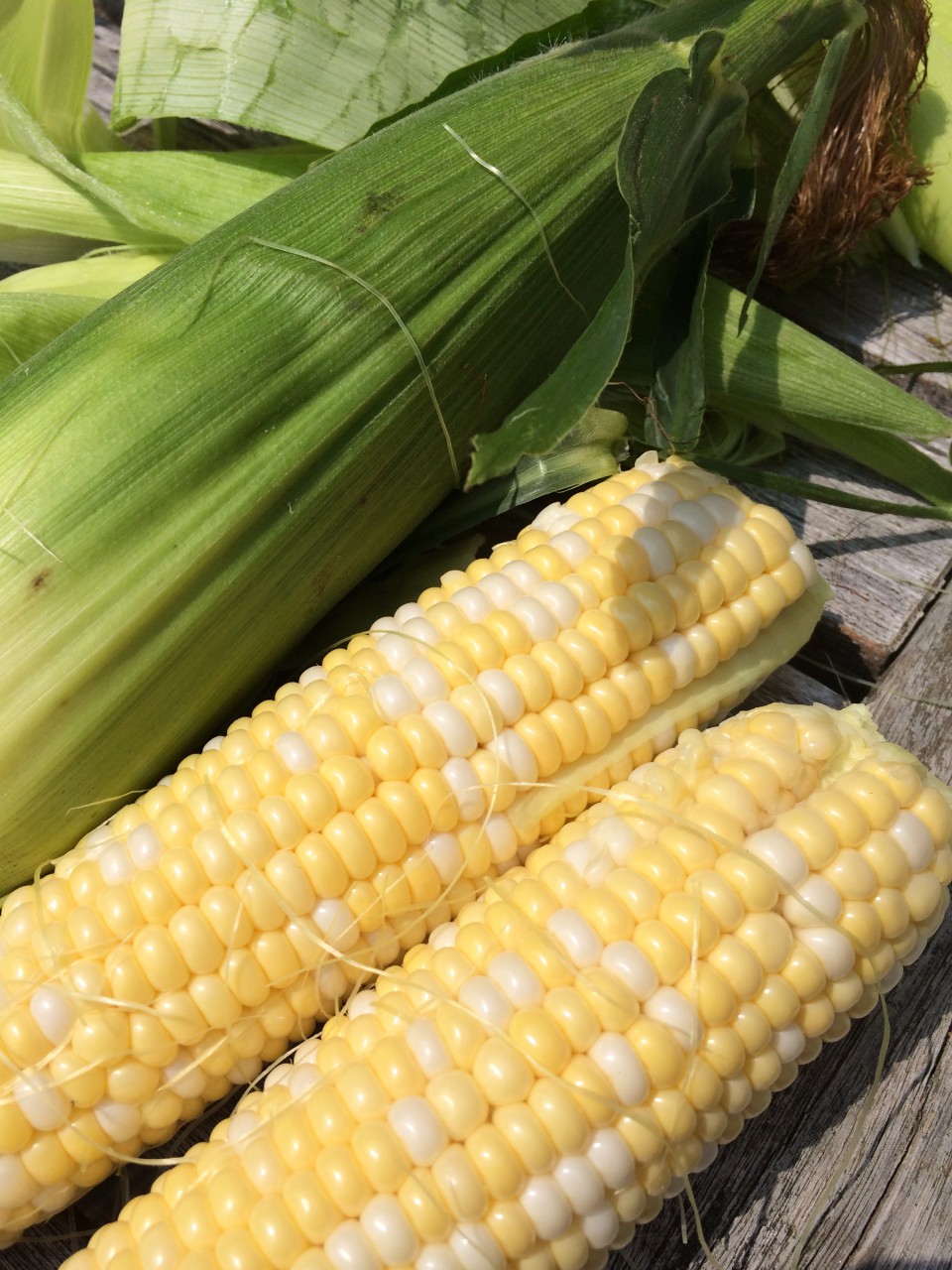 Corn is great both on and off the cob. (Kathy Gunst/Here &amp; Now)
